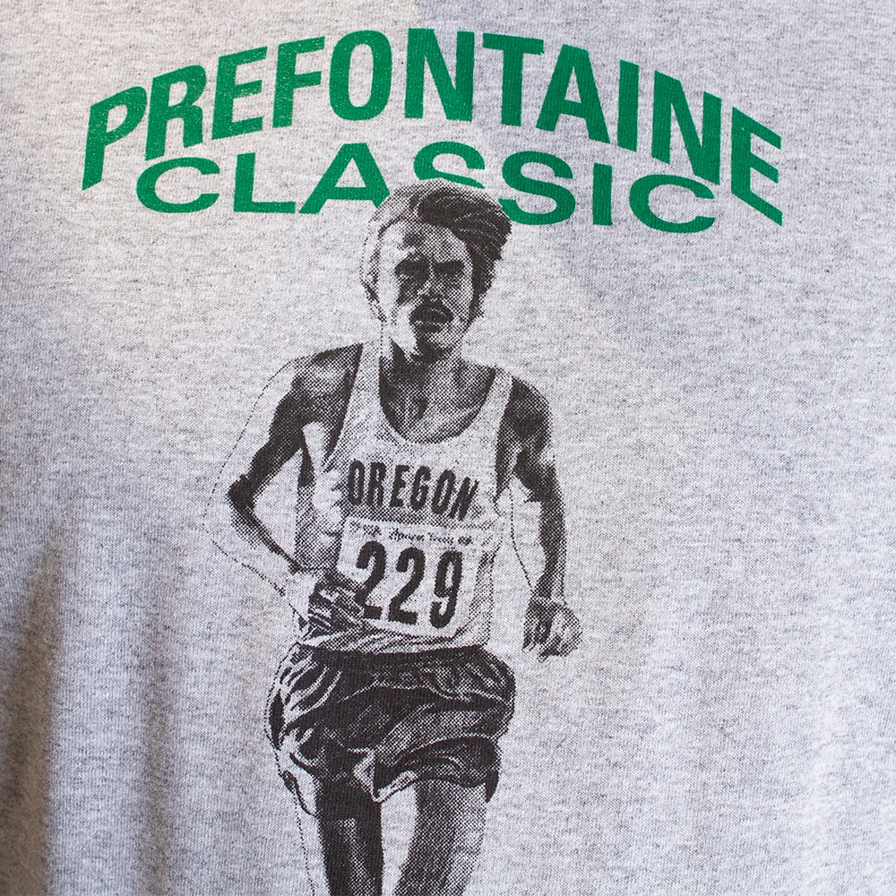 Prefontaine, Grey, Crew Neck, Men, Track & Field, 17238